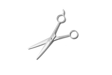 scissors for haircut on white background