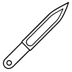 Scalpel Blade outline vector