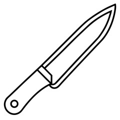 Scalpel Blade outline vector