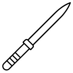 Scalpel Blade outline vector