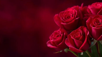 Vibrant Red Rose Bouquet for Romantic Settings