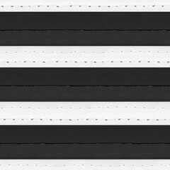Seamless 4k photo texture material of black and white leather straps surface.