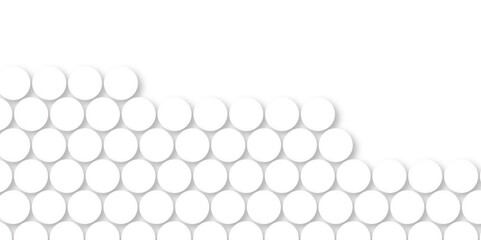 White tiles wall. round marble textures, ball tiles. Top view pavement circle block white texture with seamless patterns floor background. Air Bubble wrap texture background. Textured Background.