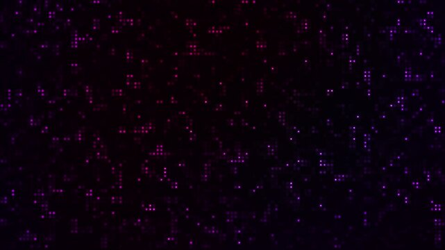 Hi technology motion flickering dots. 4k animation