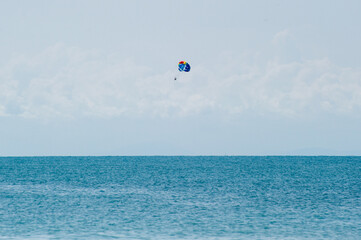 parasailing in the sea in Bulgaria