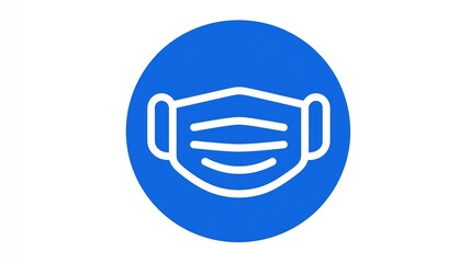 Protective Face Covering Icon: Safeguarding Health and Preventing Spread of Illness