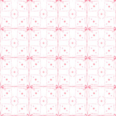 Pink ribbon bows pattern, Coquette seamless pattern, girlie background, Cute pastel pink repeating wallpaper, fabric wrapping paper design, 