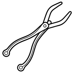 Medical Clamp Outline Icon