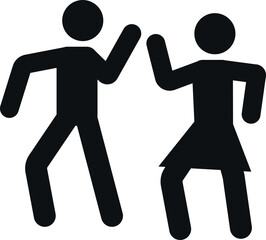 Dancing icon. Celebration, festival, party icon.