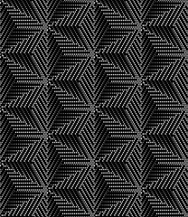 Seamless geometric pattern. Modern background. Dotted grid.