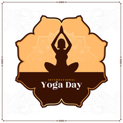 International Yoga day celebration beautiful background