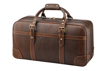brown leather briefcase