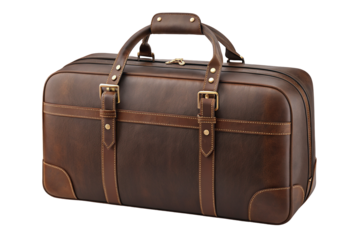 brown leather briefcase