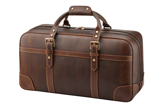 brown leather briefcase
