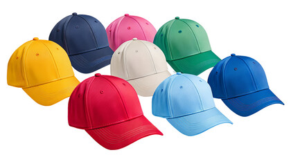 hats on white