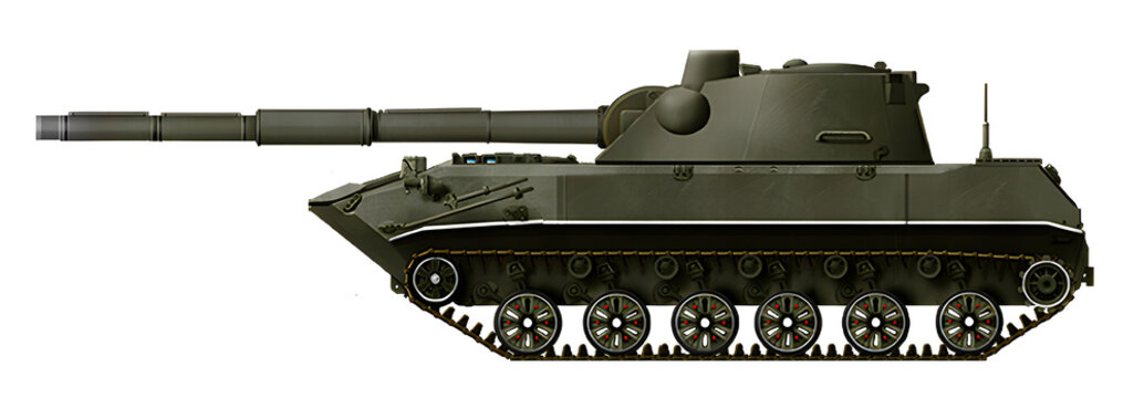 2S9 Nona modernization option, with a new 125mm gun