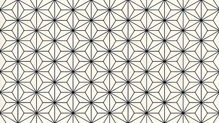 Fototapeta premium Seamless geometric pattern with abstract circles in blue for wallpaper and fabric design