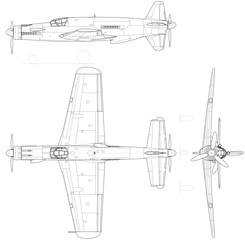 Dornier_Do_335-svg vector file.svg