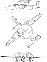 Grumman_E-2C_Hawkeye_0014-svg vector file.svg