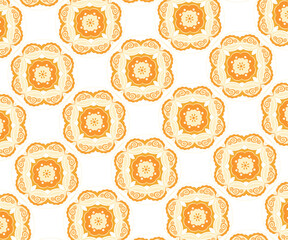 Colorful Decorative Wallpaper Vector – Seamless Pattern Design with Unique Geometric and Floral Fusion for Modern Art & Backdrops