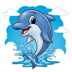 Naklejka premium Cute colorized Cartoon Animal and Insect Illustration for Kids