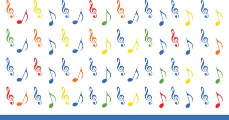 Music Notes and Symbols Set - Stock Vector Illustration