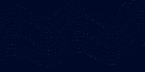 Modern wave curve abstract presentation background. Dark blue diagonal line pattern background. Vector template for digital luxury banner, invitation, voucher, certificate. Shiny moving lines design 