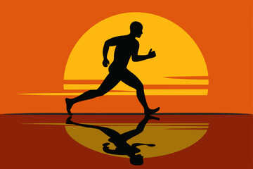 Surfer with surfboard silhouette vector illustration of people surfing a wave at the beach