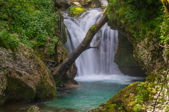 Wasserfall Slowenien