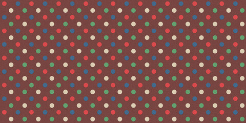 Vintage colorful  polka dots seamless pattern .Dots texture. Paper cut style.  Wallpaper for baby .