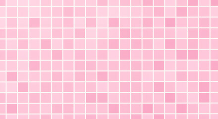Pink tile pattern displaying pastel shades and grids suitable for various design applications
