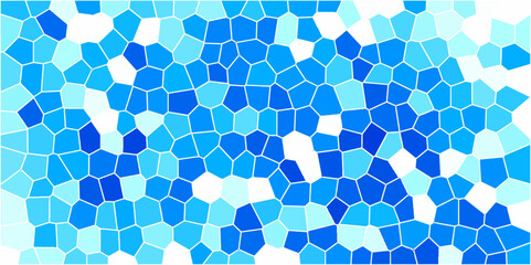 Voronoi diagram background Seamless pattern shapes vector Vintage. Abstract Mesh gradient colorful for background. Cement kitchen decor White line marble bath floor. colorful low poly crystal mosaic