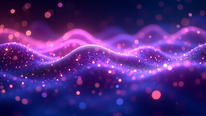 Obraz premium abstract background with glowing lights