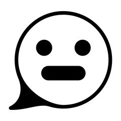 Message Emoji Vector Icon