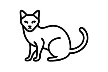 vector illustration of a cat