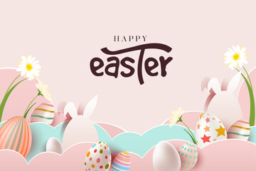 Easter egg background 