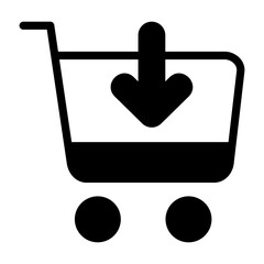 Obraz premium Add to Cart Vector Icon