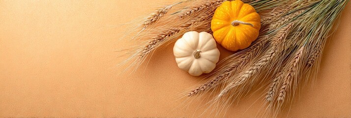 photo of harvest day, isolated on solid background, copy space 