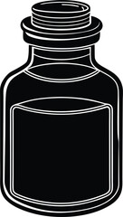 bottle of milk vector
