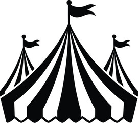 circus tent vector illustration