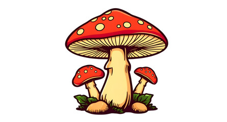Mushroom icon, Mushroom vector, Mushroom illustration, Forest mushroom, Wild mushroom, Edible mushroom, Cartoon mushroom, Realistic mushroom, Mushroom clipart, Toadstool icon, Red mushroom, White mush