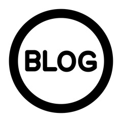 Blog Vector Icon