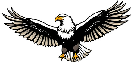 Eagle icon, Eagle vector, Eagle illustration, Bald eagle, Soaring eagle, Flying eagle, Eagle wings spread, Eagle in flight, Powerful bird, Eagle head icon, Majestic eagle, American eagle, Realistic ea