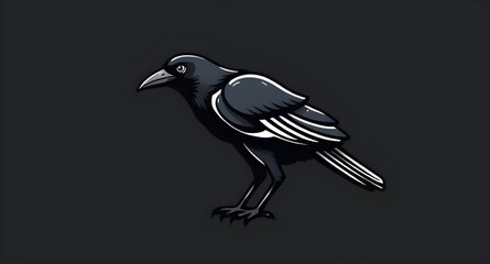 Crow icon, Crow vector, Black bird, Raven icon, Flying crow, Crow silhouette, Crow outline, Crow in flight, Perched crow, Cartoon crow, Realistic crow, Crow clipart, Scary bird, Halloween crow, Dark b