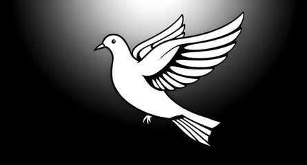 Dove icon, Dove vector, Bird icon, Peace dove, White dove, Flying dove, Dove silhouette, Dove outline, Dove illustration, Dove clipart, Love dove, Wedding dove, Religious dove, Dove in flight, Dove wi