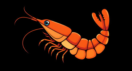 Shrimp icon, Shrimp vector, Prawn icon, Seafood icon, Crustacean icon, Shrimp silhouette, Shrimp outline, Flat shrimp icon, Minimal shrimp icon, Cartoon shrimp, Cute shrimp icon, Cooked shrimp, Raw sh