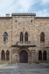 Medieval Monroy Palace in the city of Plasencia, province of C&aacute;ceres, Spain