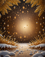 Gold, brown and white backdrop for christmas/ Festive photos and product staging. 