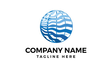 Faster wave Logo esign and Template.