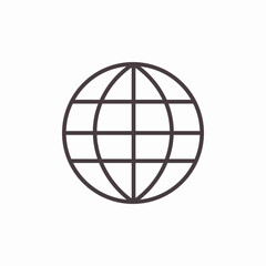 globe website symbol icon sign vector